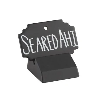 Cal-Mil 3 x 2 Melamine Black Sign Write On