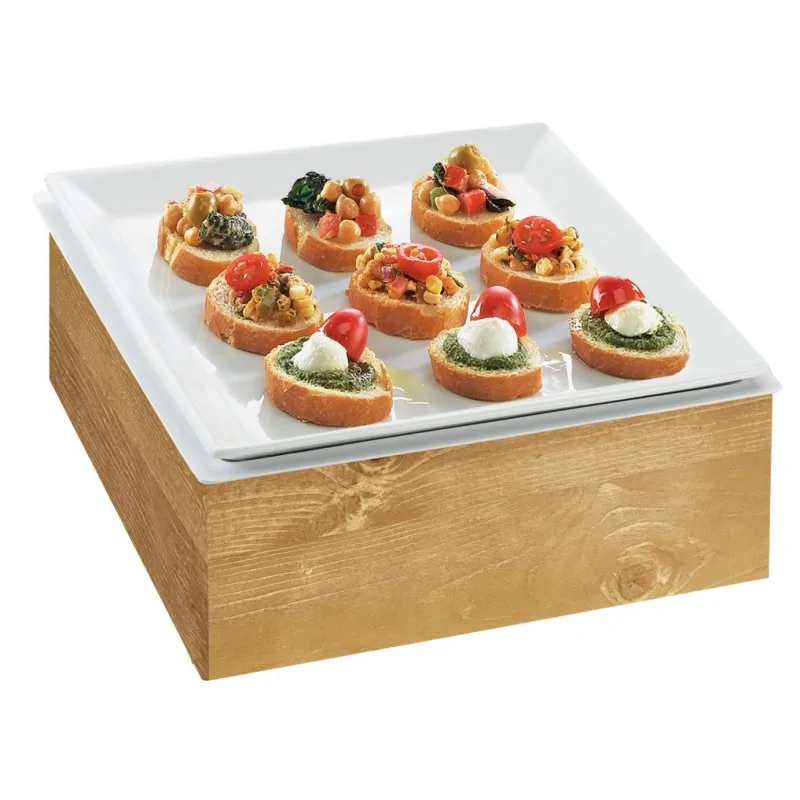 Cal-Mil Madera Cold Concept Base 5 in H Cal-Mil Madera Cold Concept Base 5 in H