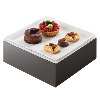 Cal-Mil Cold Concept Black Base 5 in H