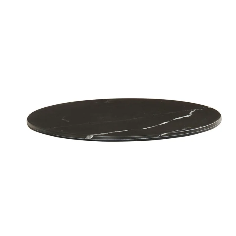 Cal-Mil Black Marble 8.75" Round Tray Cal-Mil Black Marble 8.75" Round Tray