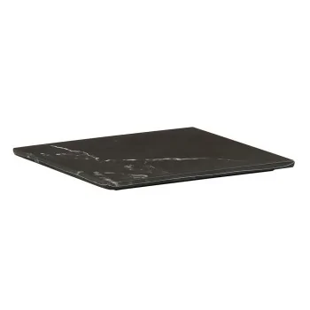 Cal-Mil Black Marble 8" Square Tray