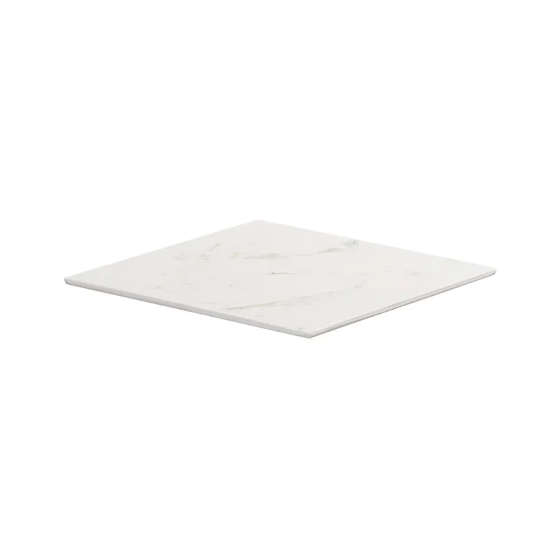 Cal-Mil White Marble 12" Square Tray Cal-Mil White Marble 12" Square Tray