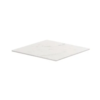 Cal-Mil White Marble 10" Square Tray