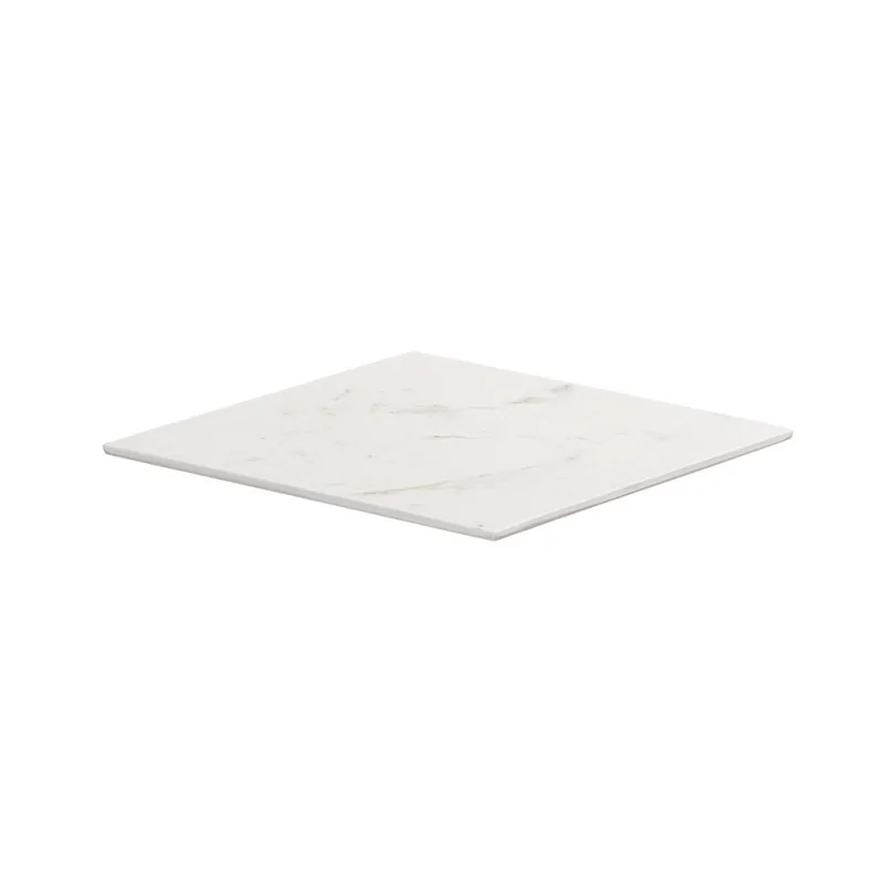 Cal-Mil White Marble 10" Square Tray Cal-Mil White Marble 10" Square Tray