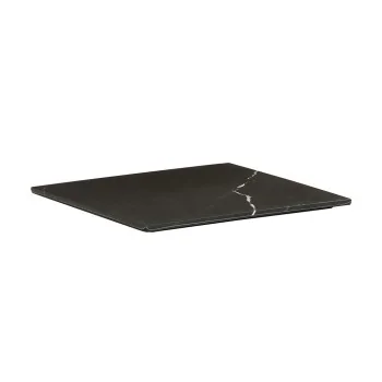 Cal-Mil Black Marble 10" Square Tray