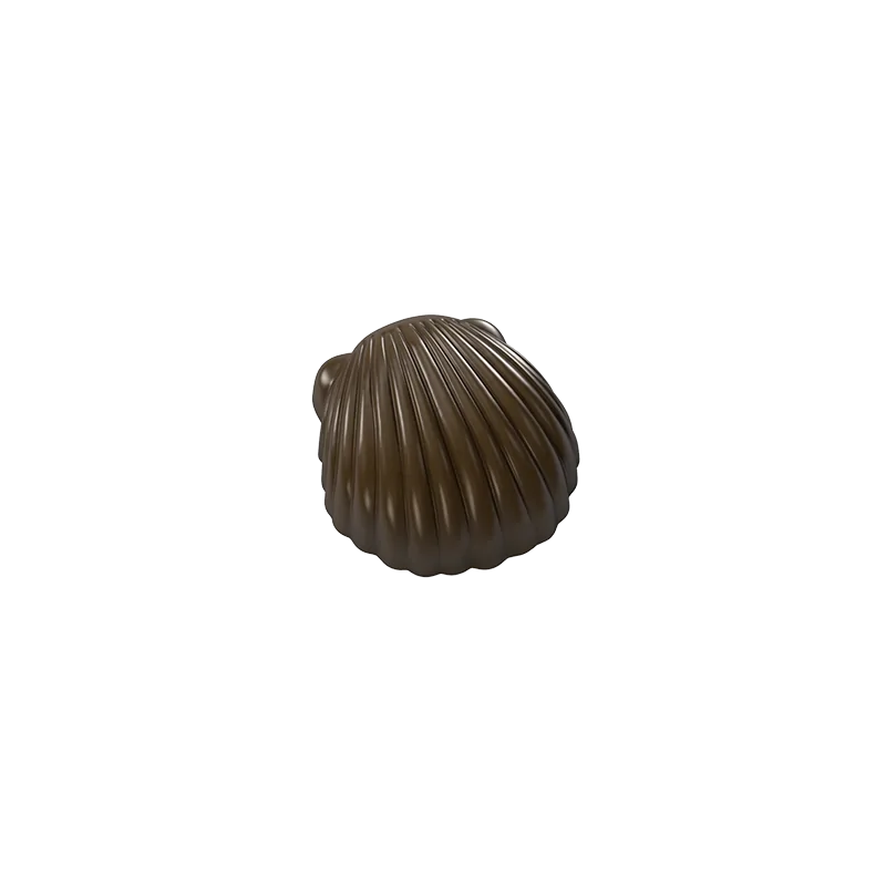 Polycarbonate Clam Shell Chocolate Mold - 18 Cavity - 10gr - 35 x 33 x h 13 mm Polycarbonate Clam Shell Chocolate Mold - 18 Cavity - 10gr - 35 x 33 x h 13 mm