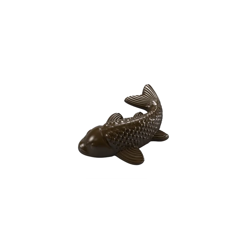 Polycarbonate Koi Fish Chocolate Mold - 8 Cavity - 10gr - 60 x 52 x h 14 mm Polycarbonate Koi Fish Chocolate Mold - 8 Cavity - 10gr - 60 x 52 x h 14 mm