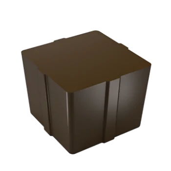 Polycarbonate Wrapped Gift Box Bottom Chocolate Mold - 28 Cavity - 19gr - 30 x 30 x h 22 mm