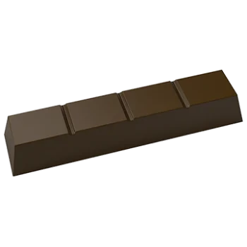 Polycarbonate Chunky Chocolate Bar Mold - 8 Cavity - 50gr - 116.6 x 27 x h 16.3 mm
