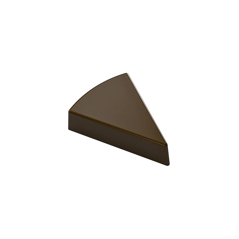 Polycarbonate Cake Slice Chocolate Mold - 20 Cavity - 10gr - 44.5 x 35 x h 11 mm Polycarbonate Cake Slice Chocolate Mold - 20 Cavity - 10gr - 44.5 x 35 x h 11 mm
