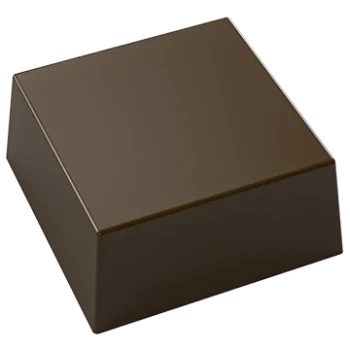 Polycarbonate Perfect Square Chocolate Praline Mold - 40 Cavity - 10gr - 527.5x 27.5 x h 12.5 mm