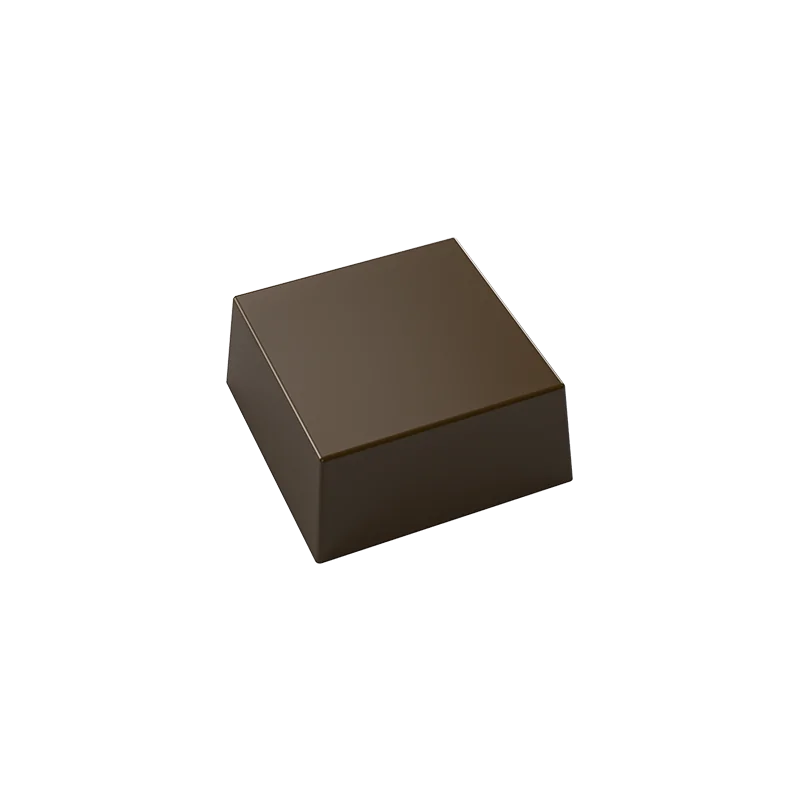 Polycarbonate Perfect Square Chocolate Praline Mold - 40 Cavity - 10gr - 527.5x 27.5 x h 12.5 mm Polycarbonate Perfect Square Chocolate Praline Mold - 40 Cavity - 10gr - 527.5x 27.5 x h 12.5 mm