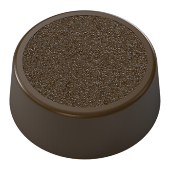 Polycarbonate Textured Round Chocolate Praline Mold - 28 Cavity - 9gr - Ø31 x 11.5 mm