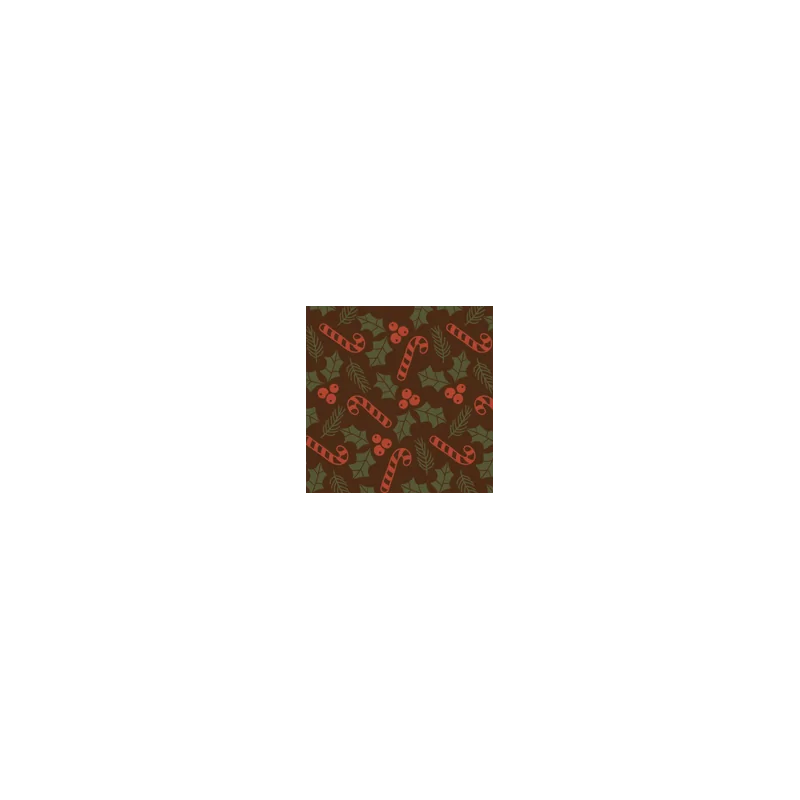 Holly Canes Chocolate Transfer Sheets - 300 mm x 400 mm - 10 sheets Holly Canes Chocolate Transfer Sheets - 300 mm x 400 mm - 10 sheets