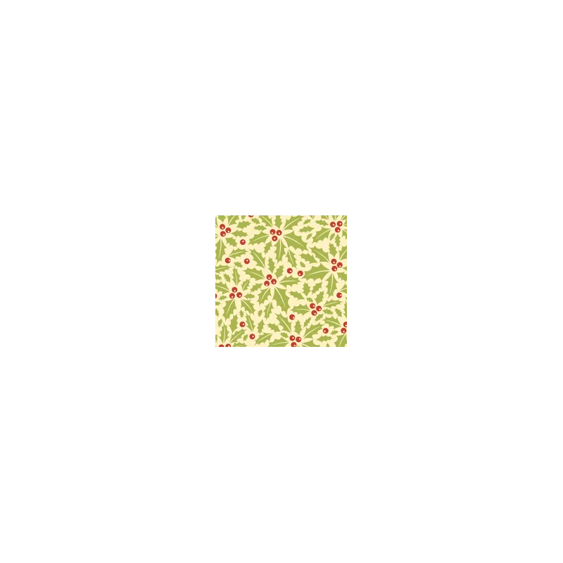 Christmas Holly Chocolate Transfer Sheets - 300 mm x 400 mm - 10 sheets