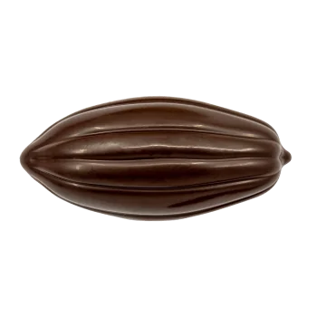 Plastic Cabosse Cacao Pod Molds - Blister Pack of 5 pcs - 55 mm x h 117 mm x d. 28.4 mm