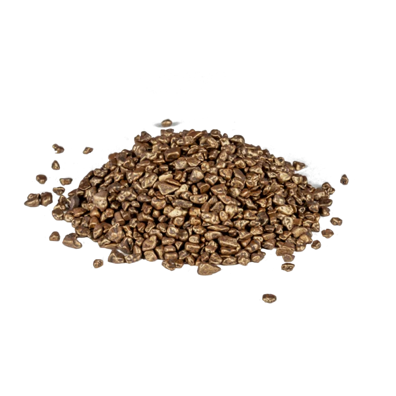 Edible Dessert Toppings - Bronze Metalic Chocrocks - 350gr