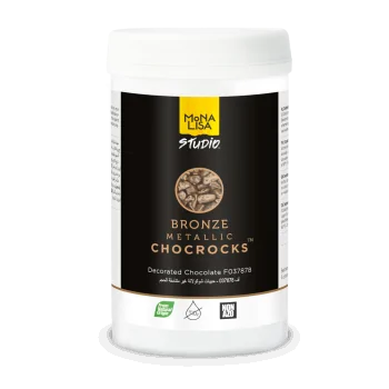 Edible Dessert Toppings - Bronze Metalic Chocrocks - 350gr