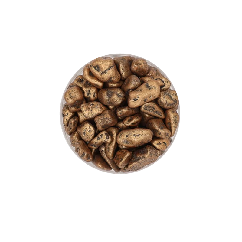 Edible Dessert Toppings - Bronze Metalic Chocrocks - 350gr