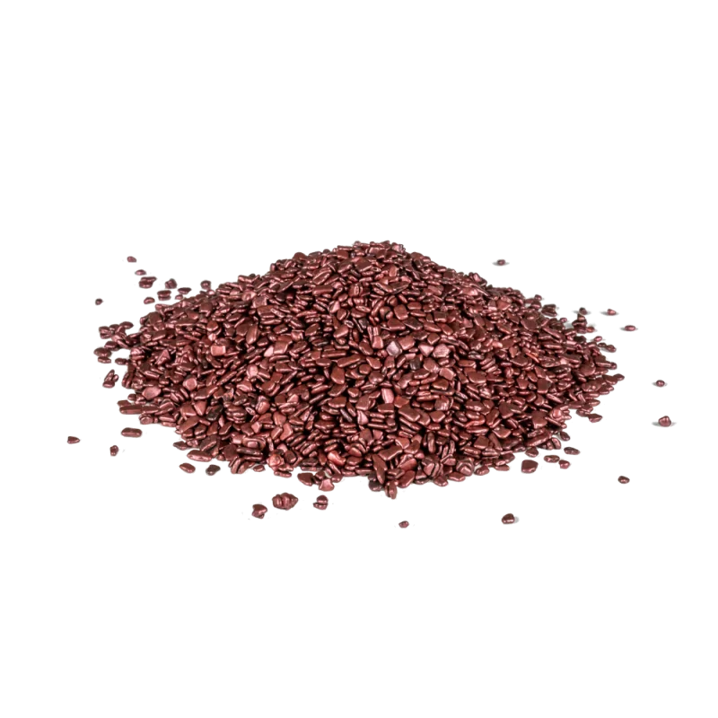 Edible Dessert Toppings - Scarlet Metalic Flakes - 350gr
