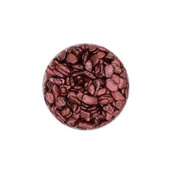 Edible Dessert Toppings - Scarlet Metalic Flakes - 350gr