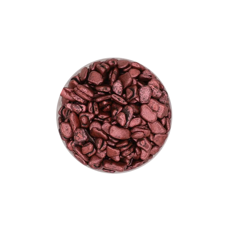 Edible Dessert Toppings - Scarlet Metalic Flakes - 350gr
