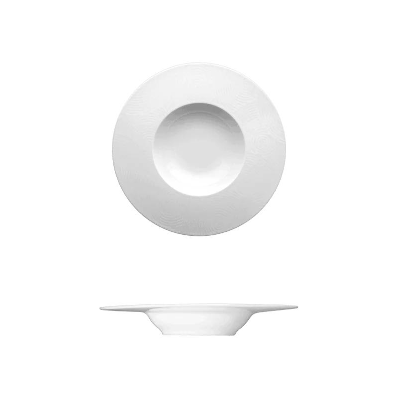 Fine White Porcelain Deep Plate - Ecos Collection - 11 3/8" ( 29cm ) - set of 12 Fine White Porcelain Deep Plate - Ecos Collection - 11 3/8" ( 29cm ) - set of 12