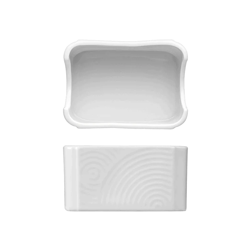 Fine White Porcelain Suger Packet Holder - Ecos Collection - 3.75 x 2.75 x 2" - set of 24 Fine White Porcelain Suger Packet Holder - Ecos Collection - 3.75 x 2.75 x 2" - set of 24