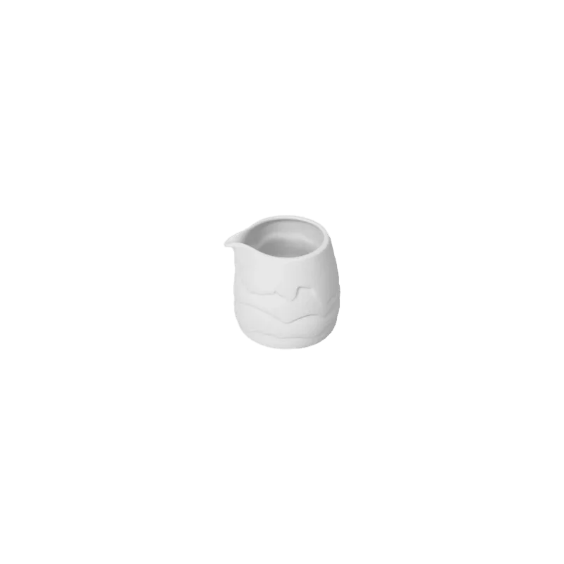 Fine White Porcelain Round Podium - Terra Collection - 4 x h 3.5" - set of 4