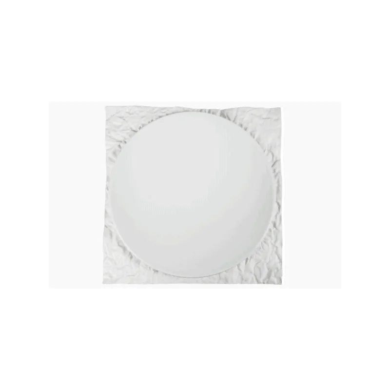 Fine White Porcelain Square Plate - Terra Collection - 10.25" - set of 4