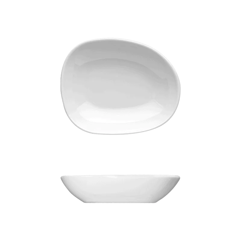 Fine White Porcelain Medium Dip Bowl - Saturno Collection - 4" x 3 1/4" ( 10 x 9cm ) - set of 24 Fine White Porcelain Medium Dip Bowl - Saturno Collection - 4" x 3 1/4" ( 10 x 9cm ) - set of 24