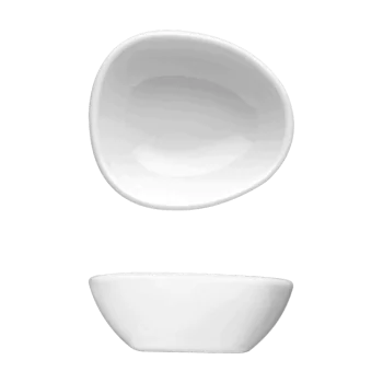 Fine White Porcelain Small Dip Bowl - Saturno Collection - 2 3/8" x 2 1/8" ( 6 x 5cm ) - set of 24