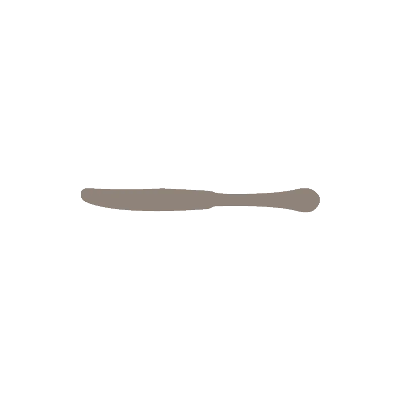 Santa Fe Collection Dessert Knife Solid Handle - set of 12 Santa Fe Collection Dessert Knife Solid Handle - set of 12