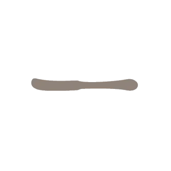 Santa Fe Collection Butter Knife Solid Handle - set of 12