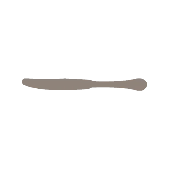 Monaco Collection Dessert Knife Solid Handle - set of 12