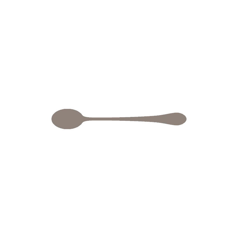 Monaco Collection Iced Teaspoon - set of 12 Monaco Collection Iced Teaspoon - set of 12