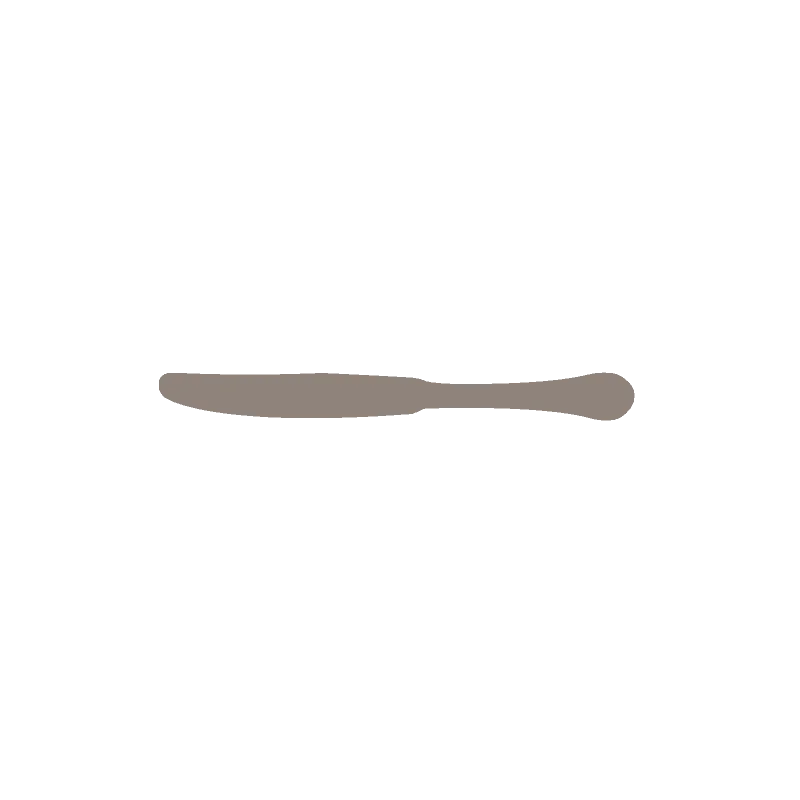 Metro Collection Dessert Knife Solid Handle - set of 12 Metro Collection Dessert Knife Solid Handle - set of 12