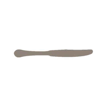 Laredo Collection Dessert Knife Solid Handle - set of 12