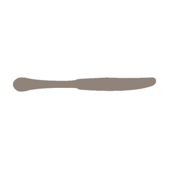 Laredo Collection Table Knife Solid Handle - set of 12