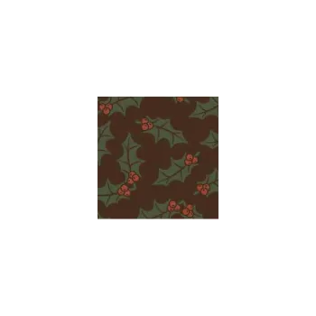 Holly Leaves Chocolate Transfer Sheets - 300 mm x 400 mm - 10 sheets