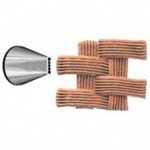 Ateco 47 Ateco 47 - Ribbon Pastry Tip - Stainless Steel Basketwave and Ribbon Pastry Tips