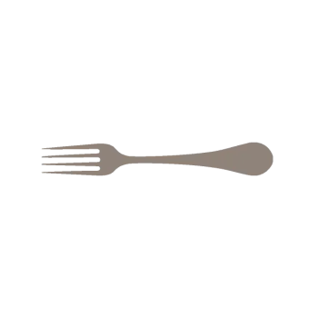 Floral Collection Dinner Fork Euro Size - set of 12