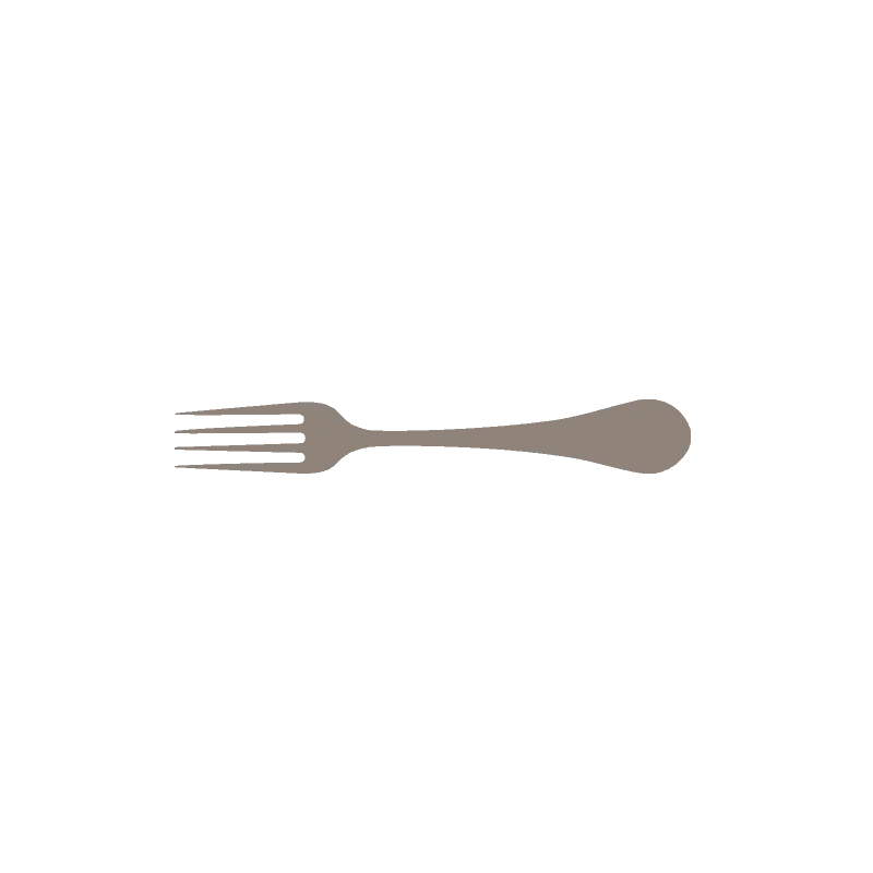 Floral Collection Dinner Fork Euro Size - set of 12