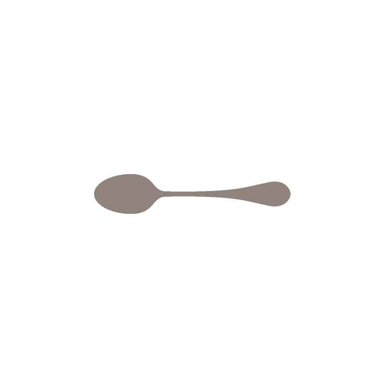 Floral Collection Dessert / Oval Bowl Spoon - set of 12