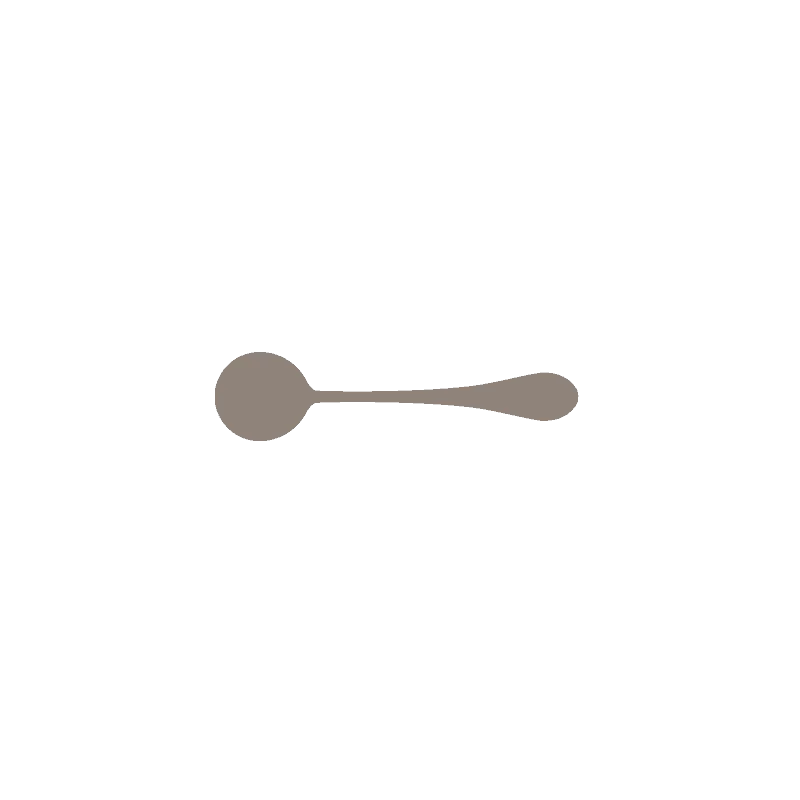 Floral Collection Boullion Spoon - set of 12