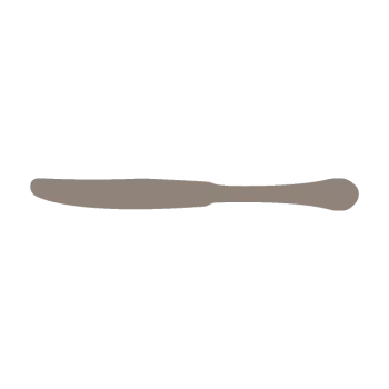 1776 Collection Dinner Knife Solid Handle - set of 12