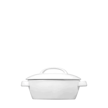 Fine White Porcelain Mini Casserole - Duo Collection - 5 1/8" x 2" ( 13cm ) - set of 4