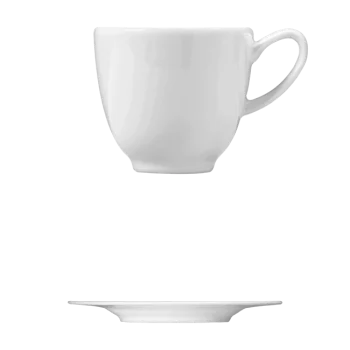 Fine White Porcelain Cup - Ecos Collection - 4 oz. ( 100ml ) - set of 24