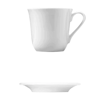 Fine White Porcelain Cup, Tall - Synergy Collection - 8oz. ( 23cl) - set of 12