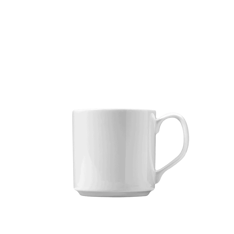 Fine White Porcelain Mug, Stacking - Synergy Collection - 10oz. ( 29cl) - set of 12